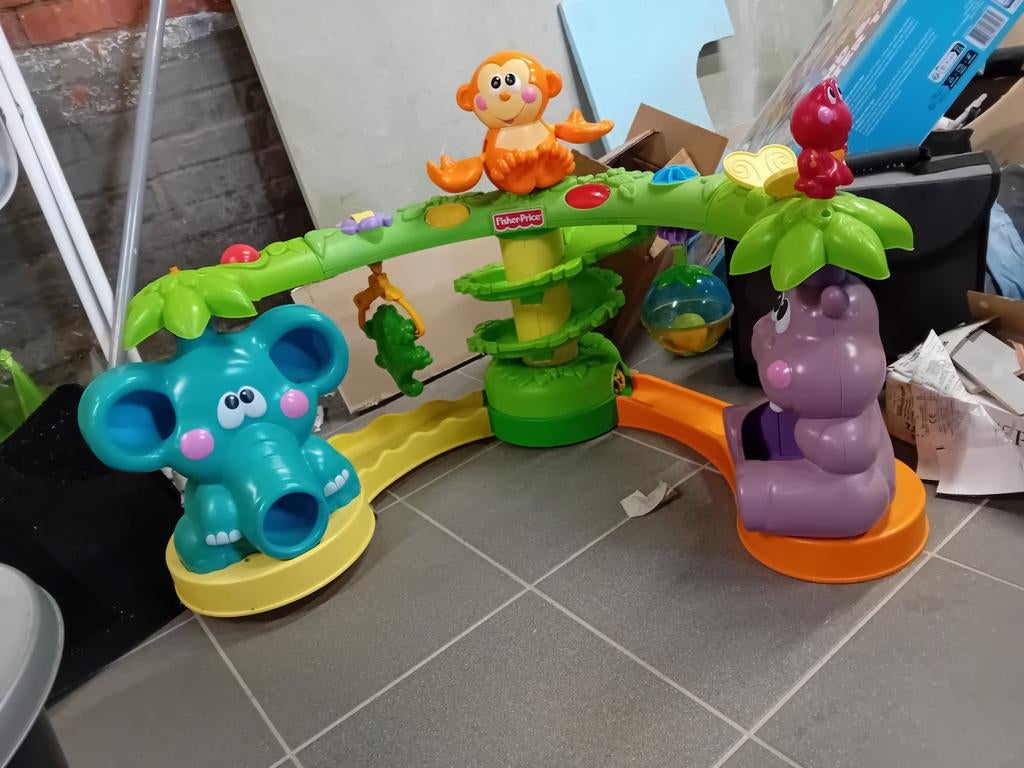 Fisher price speelboog, Kinderen en Baby's, Speelgoed | Babyspeelgoed, Ophalen, Gebruikt, Babygym, Met licht