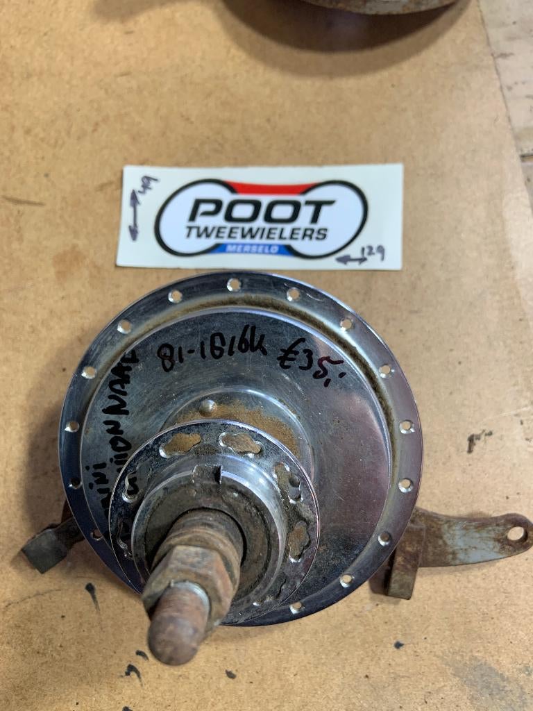 Moyeu de frein Union BERINI/BATAVUS, Vélos & Vélomoteurs, Pièces de cyclomoteur | Oldtimers & Ancêtres, Utilisé, Batavus, Enlèvement