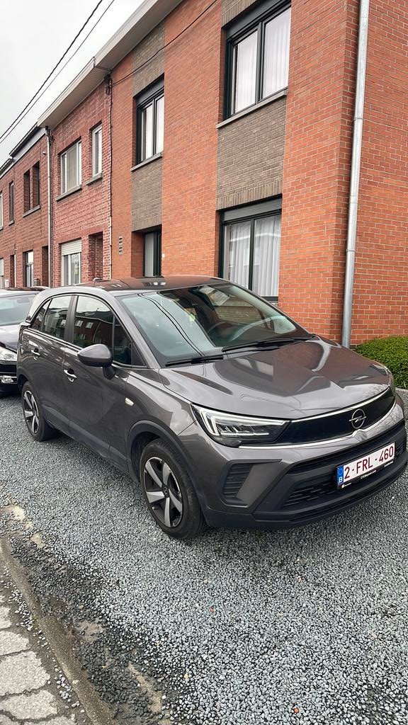 Perfect onderhouden Opel Crossland 2021 – Grijs, Voorwielaandrijving, Stof, 1199 cc, 1165 kg