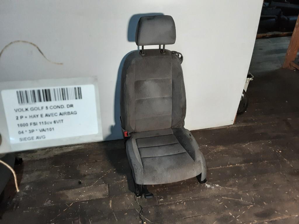 SIEGE AVANT GAUCHE ( CONDUCTEUR ) Volkswagen Golf V (1K1), Volkswagen, Mevr. I. Hauben, Utilisé, Rue de l'Espoir 34 34
4030  GRIVEGNÉE, BE