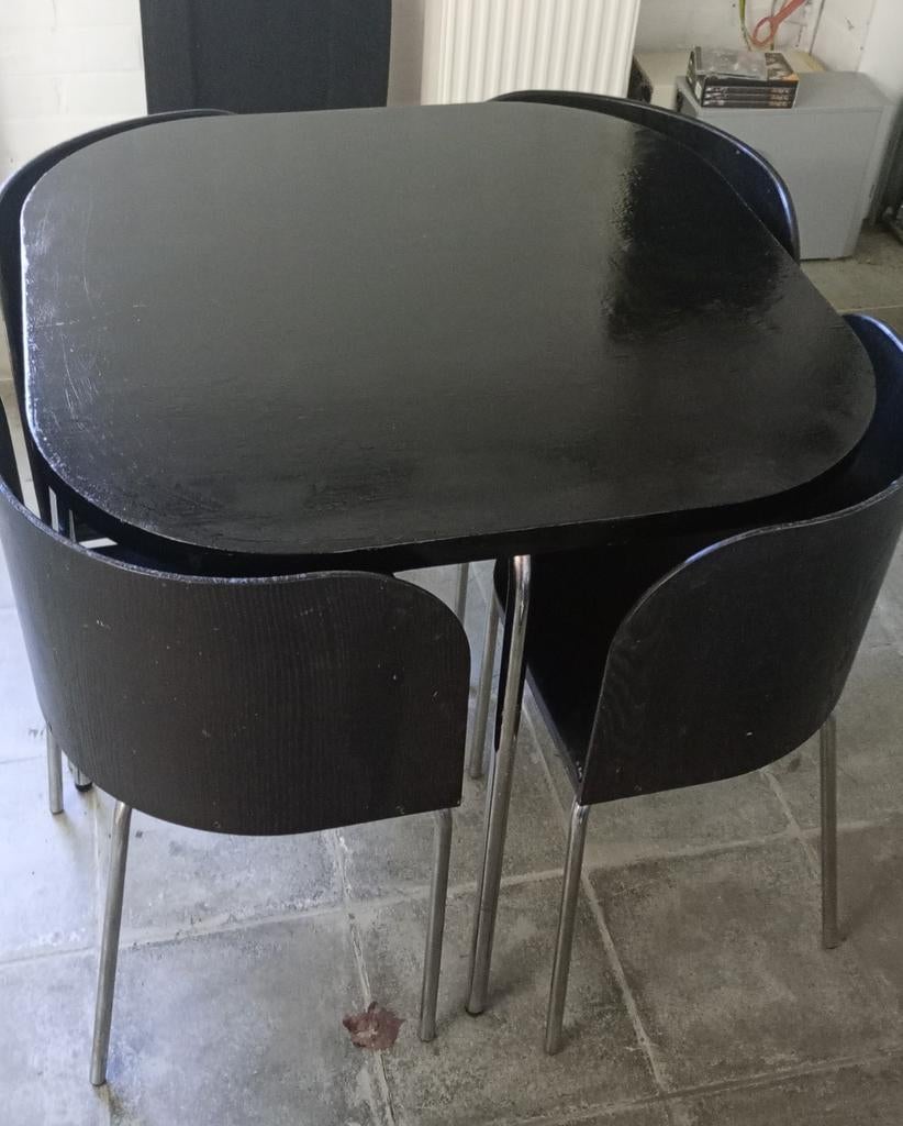 Sandra Kragnert for Ikea, table Fusion originale noire, Enlèvement