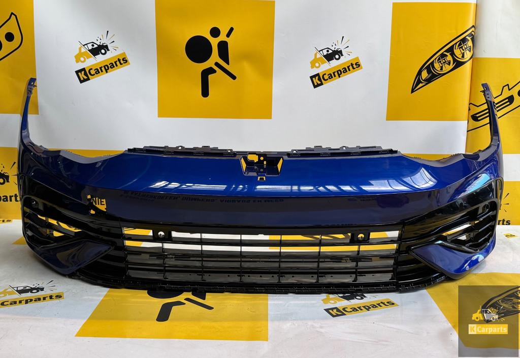 VW GOLF 8R VIII R20 VOORBUMPER LD5K LAPIZ BLUE 5H0807221E, Auto-onderdelen, Carrosserie, Bumper, Volkswagen, Voor, Gebruikt