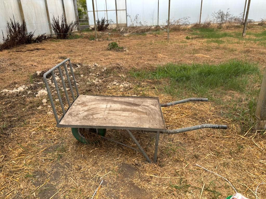 Platte kruiwagen, Ophalen, Zo goed als nieuw