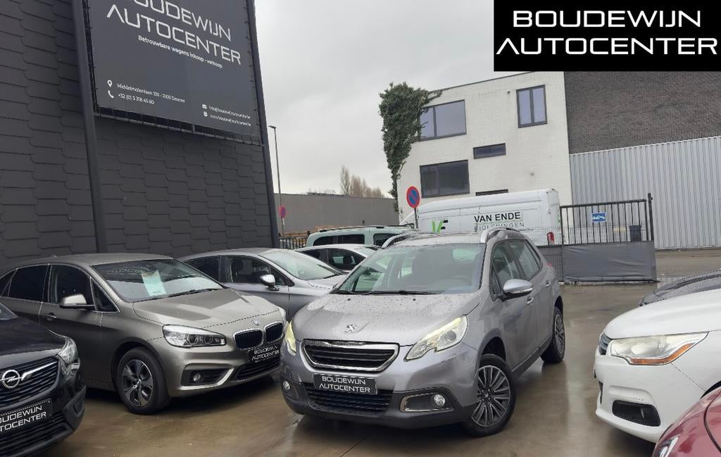 Peugeot 2008 1.2Benzine Euro6B 2016 177.xxxkm/Airco,Cruise,., Electronic Stability Program (ESP), Stof, Zwart, 5 deurs