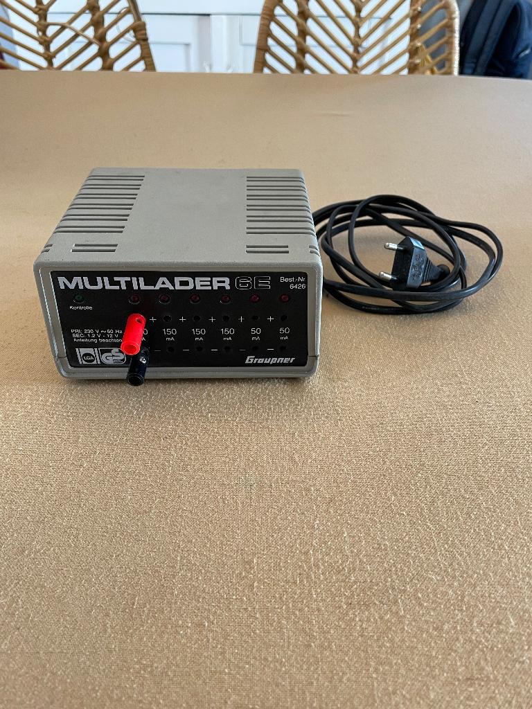 Graupner Multilader 6e oplader, Ophalen, Gebruikt