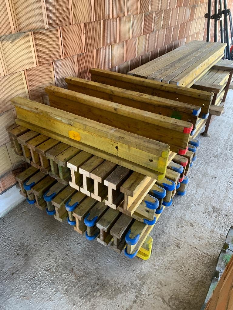 Doka - systeembalken H20 lengte : 120 cm, Doe-het-zelf en Bouw, Ophalen, Gebruikt