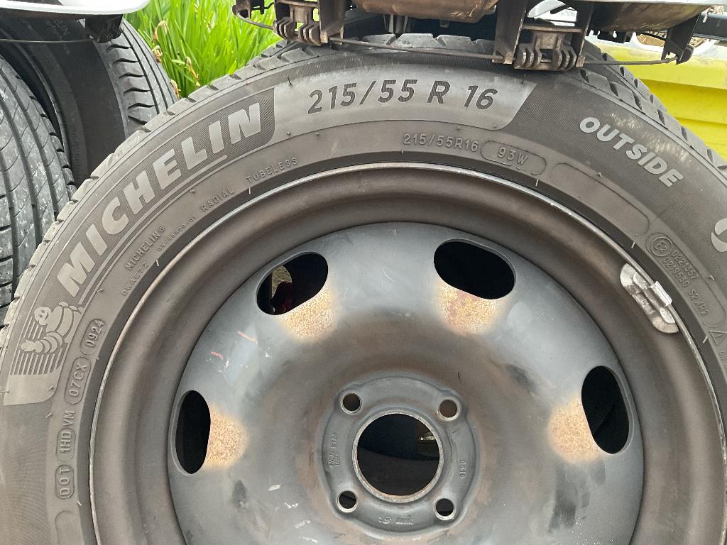 Banden op stalen velg met deksel Citroën, Auto-onderdelen, Ophalen, 16 inch, Band(en), Personenwagen