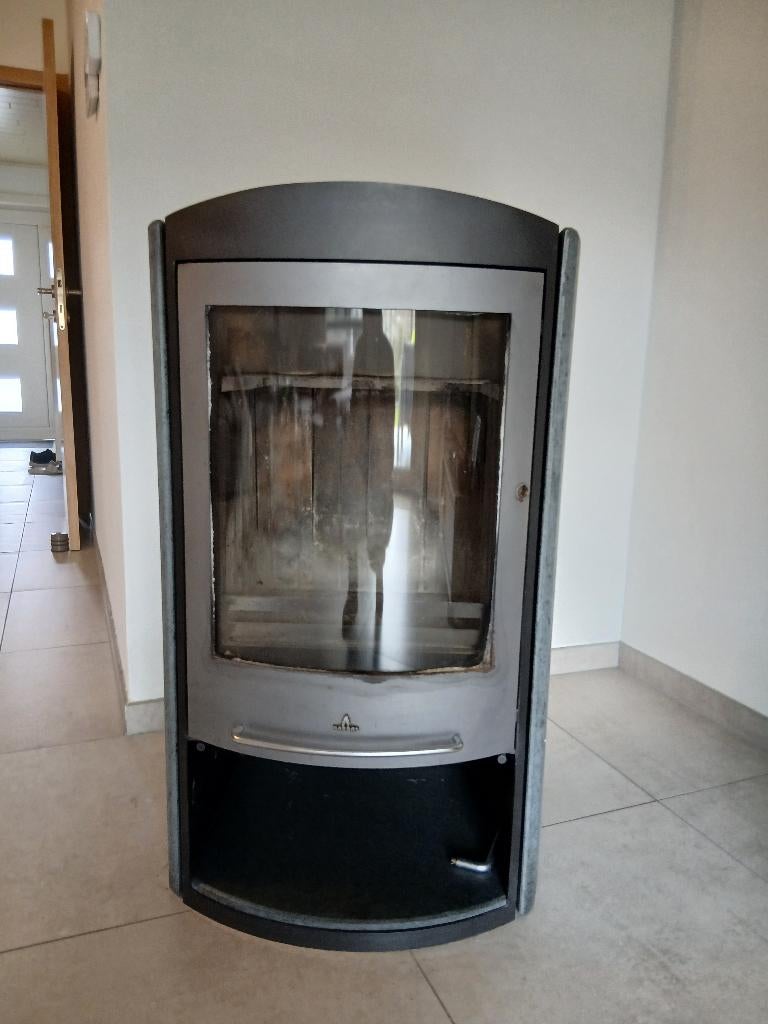 Hout/kolen kachel, Enlèvement, Utilisé, Bois, Autoportant