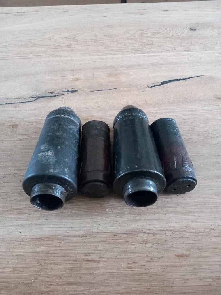 Paire de Gew Panzer Gr Gr WW2 allemands vides, originaux, Collections, Enlèvement ou Envoi