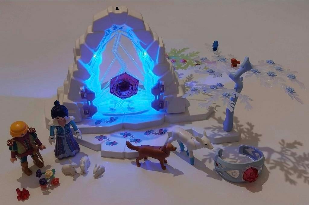 Playmobil kristallen poort naar winterland, Ophalen