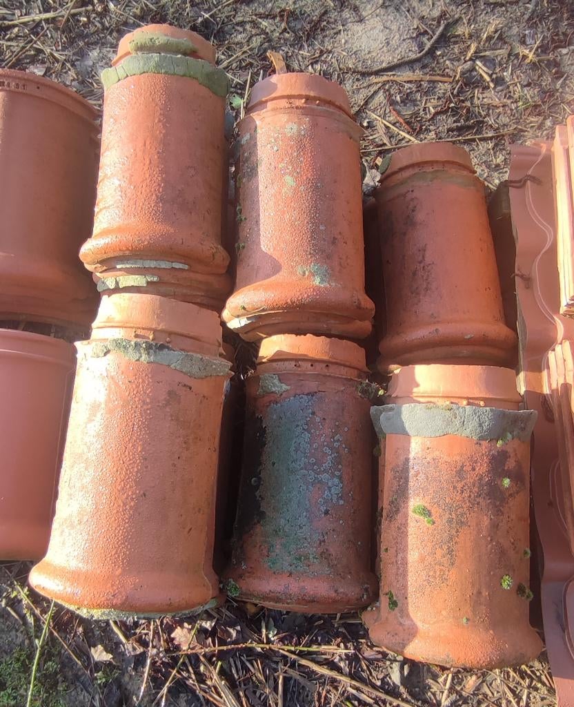 Tuiles de faîtage belges pour toiture, Bricolage & Construction, Enlèvement, Utilisé, 5 à 10 m², Autres matériaux