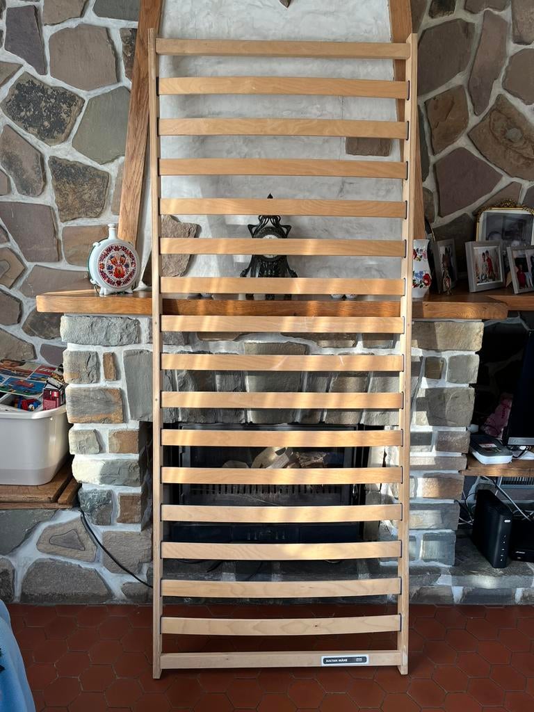 Sommier en bois Ikea 80cm/2m Sultan Måne, Sommier, 200 cm, Une personne, Comme neuf