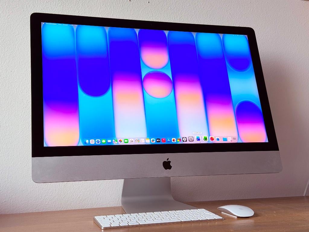 iMac 27" 5K i7 3,8 GHz 8-Core 16GB Ram 512GB SSD + EXTRA'S, Ophalen, 27 inch 5K Retina, SSD, IMac