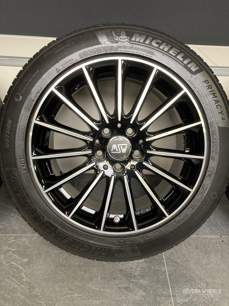 17” Hyundai Kona sport velgen + Michelin banden 5x114.3 TPMS, -, -, Banden en Velgen, 17 inch