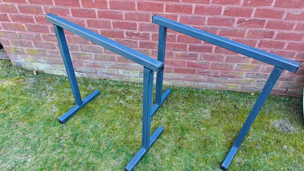 2 x metalen schragen uitneembaar!, Ophalen