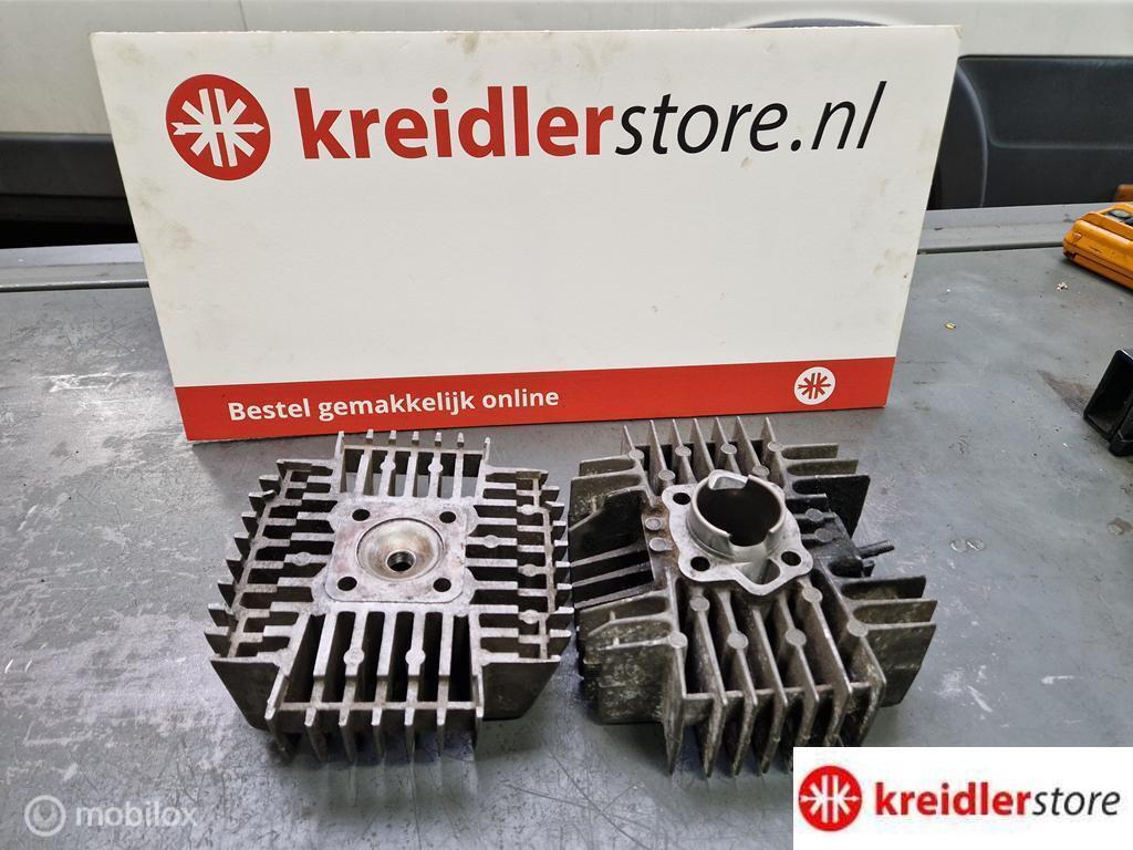 Kreidler Blok cilinder voor RMC bromfiets compleet met kop, Fietsen en Brommers, Gebruikt, Kreidler, Ophalen of Verzenden, Kreidler