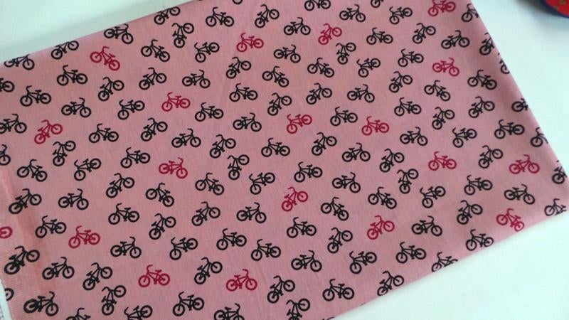 451) 1,5 meter katoen fiets oudroze, 120 cm of meer, Nieuw, Ophalen of Verzenden, Katoen