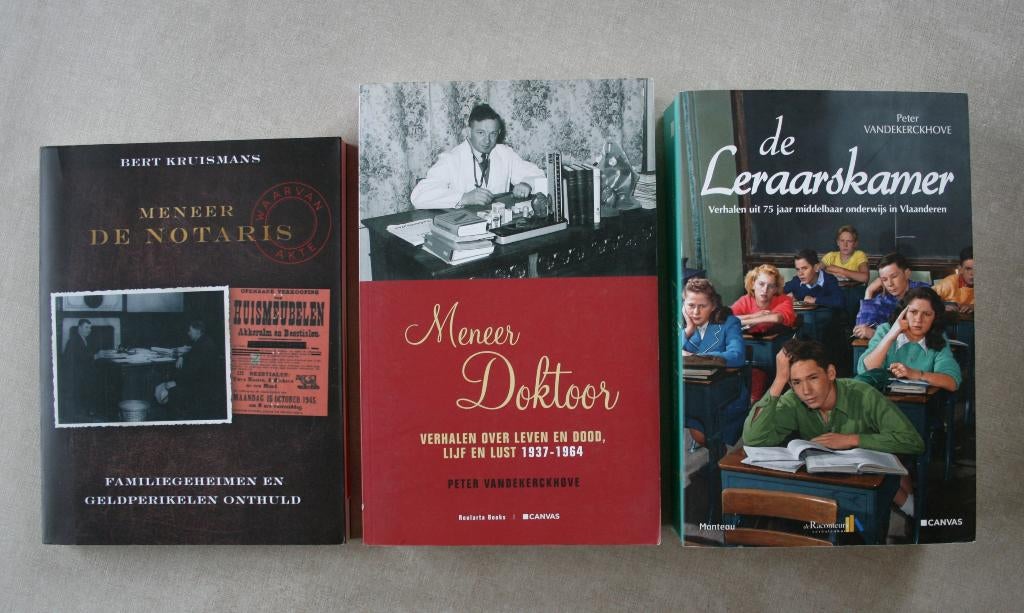 Meneer Doktoor/De leraarskamer/Meneer de notaris., Ophalen of Verzenden, Gelezen, Diverse auteurs