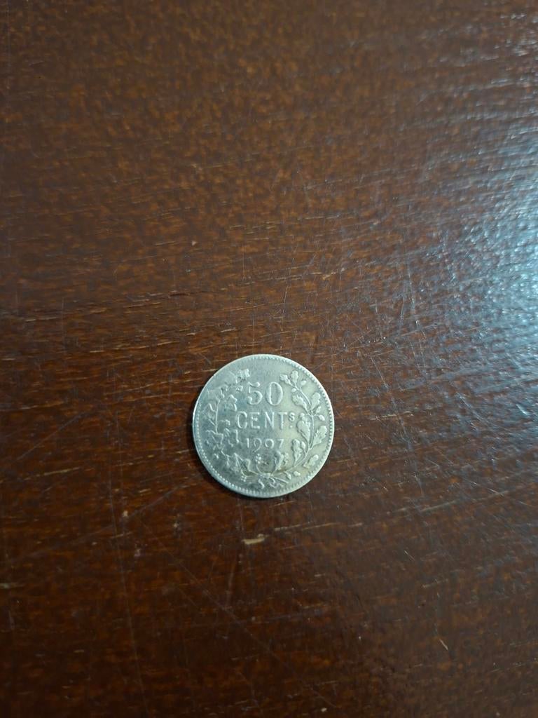 Version 50 cents 1907 fr avec pointe, Enlèvement, Argent, Argent