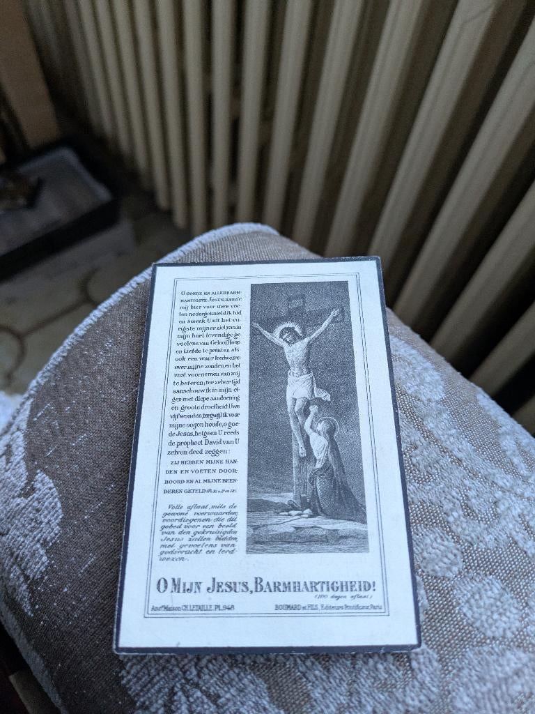 Dp Ernestine Minne, Verzamelen, Bidprentjes en Rouwkaarten, Ophalen of Verzenden, Bidprentje