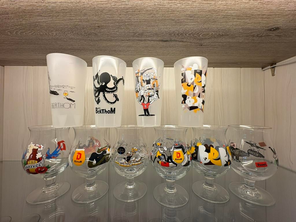 Duvelglazen “Berthom”, Verzamelen, Ophalen, Zo goed als nieuw