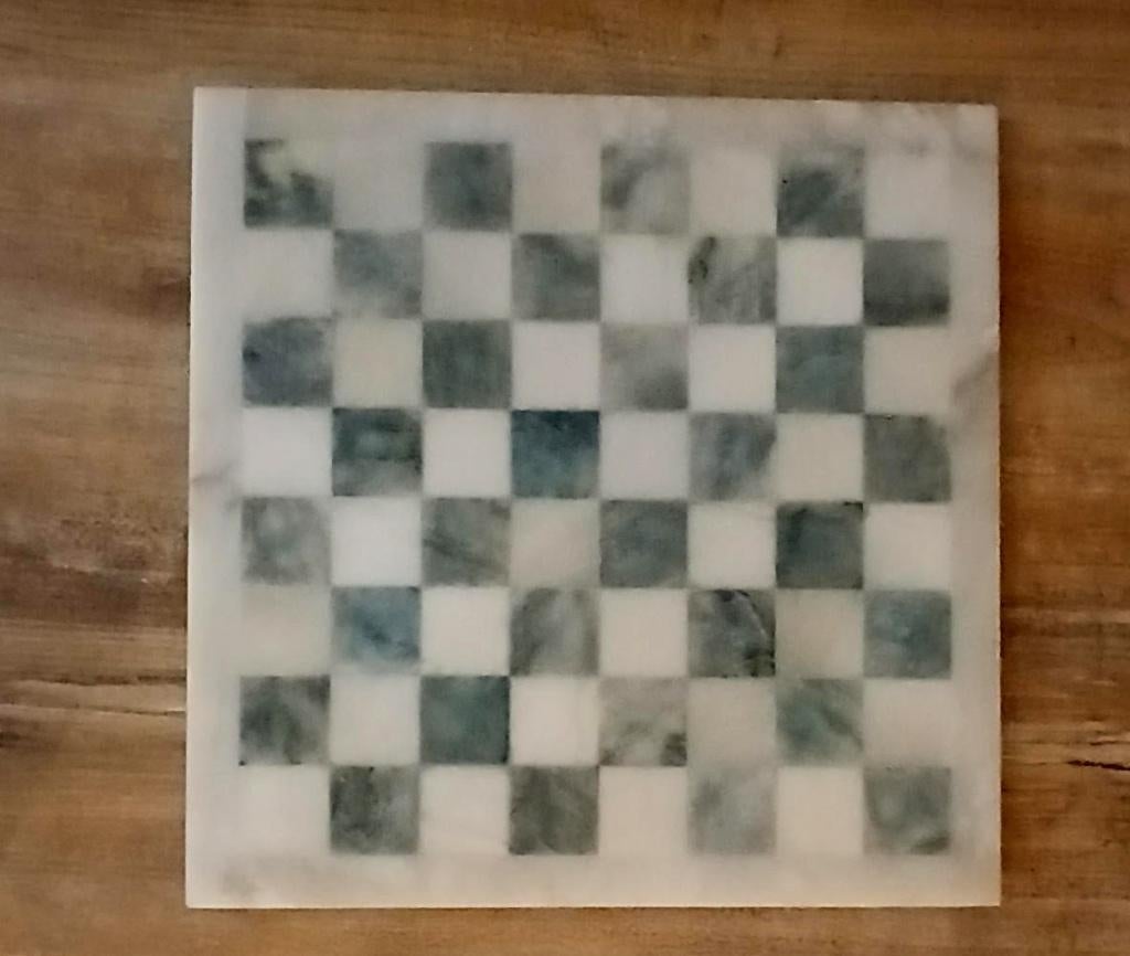 SCHAAKBORD, MARMER, SCHAAKSPEL, DOE EEN BOD VAN 37 X 37, Hobby en Vrije tijd, Gezelschapsspellen | Bordspellen, Ophalen