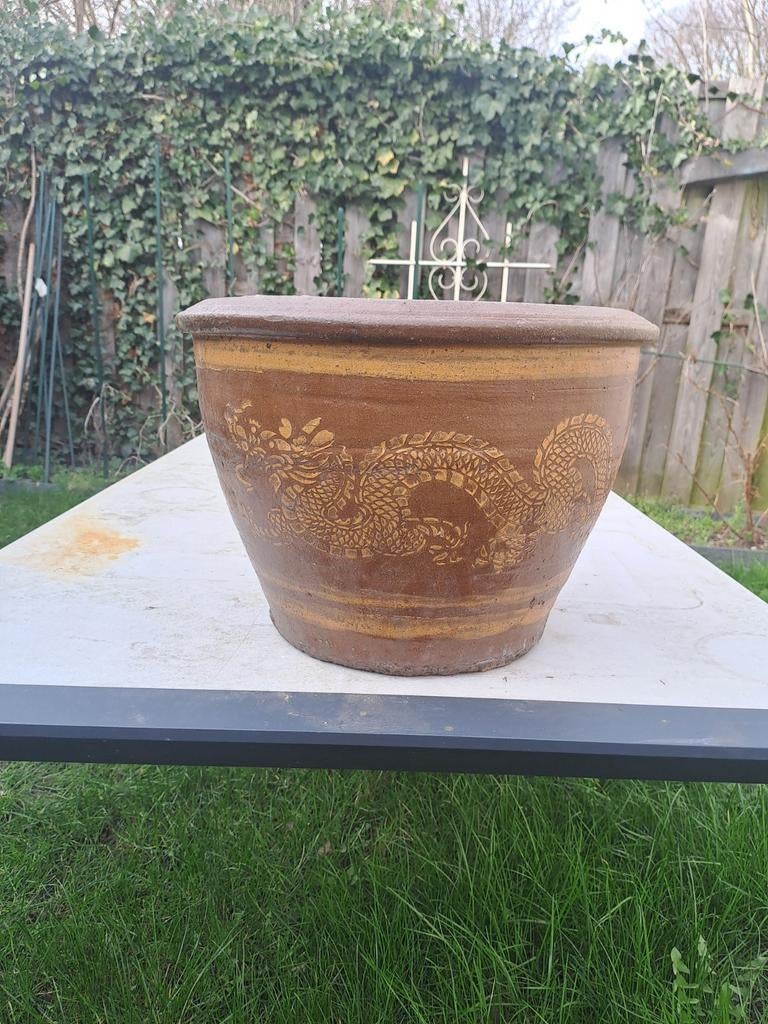 Vintage bloempot XL, Ophalen