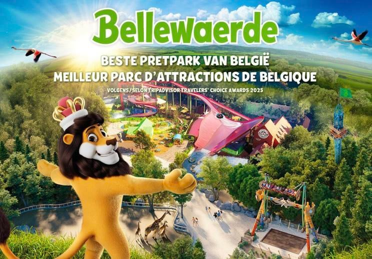 2 e-tickets Bellewaerde 65€(samen), Tickets & Billets, Loisirs | Parcs d'attractions