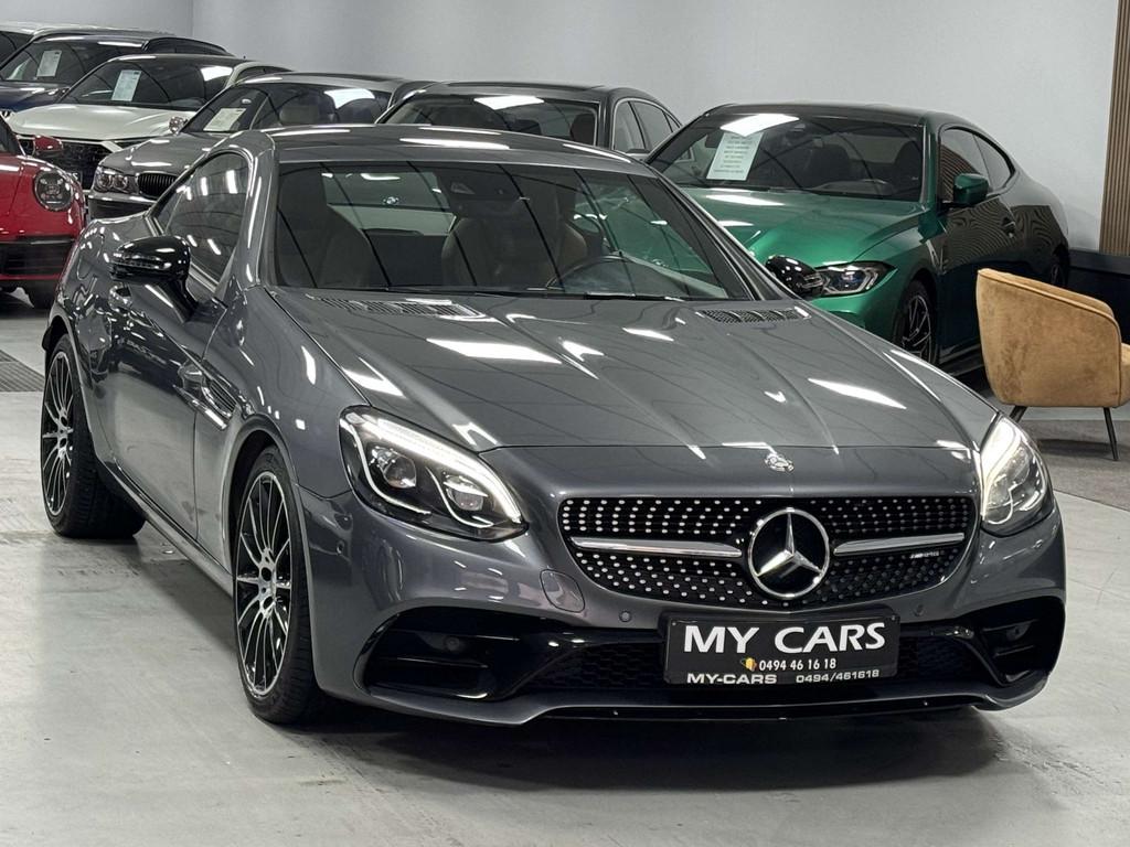 Mercedes-Benz SLC 200 Aut. 184 Cv Pack-AMG Full Options Pano, Autos, Cuir, Argent ou Gris, Achat, Entreprise