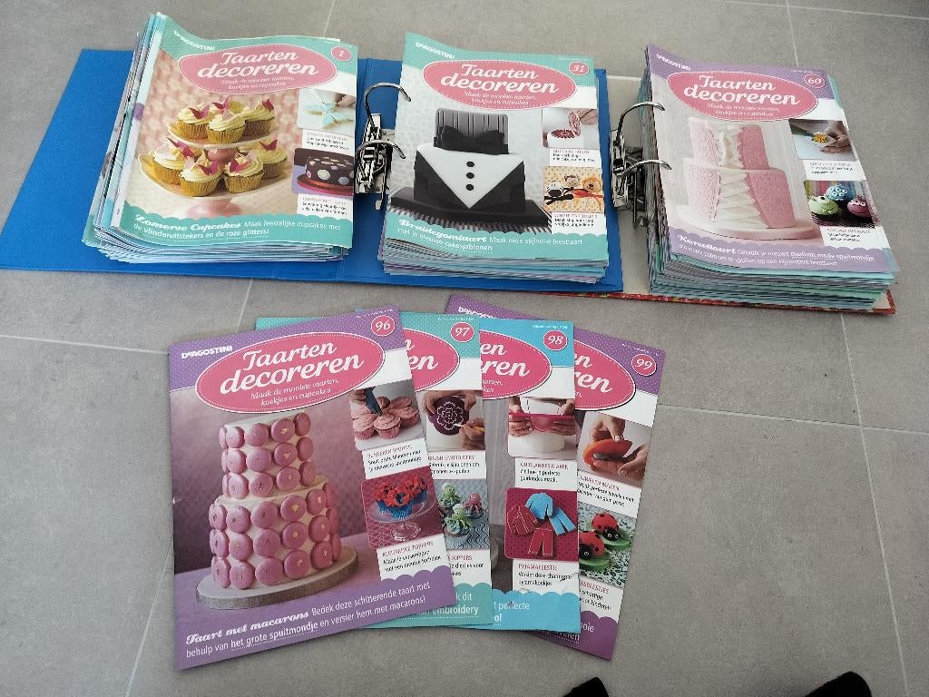 Taarten decoreren - DeAgostini: 1 t.e.m. 99, Ophalen, Taarten