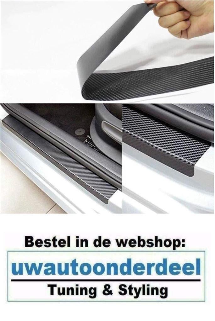 Instaplijsten Auto sticker Carbon look Geschikt Voor VW Golf, Envoi