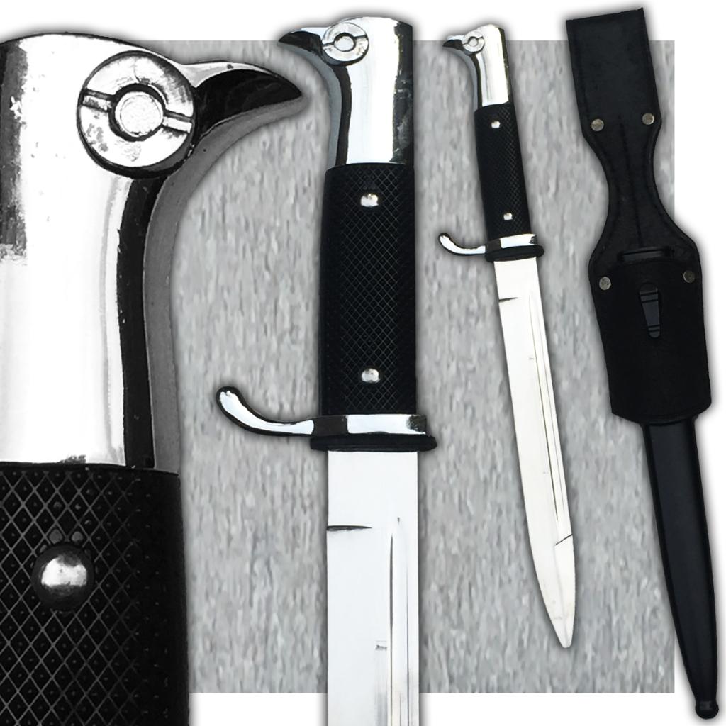 🚨Très Belle Baionnette Prussienne KS98 + Baudrier Repro, Collections, Enlèvement ou Envoi, Armée de terre, Couteau ou Poignard