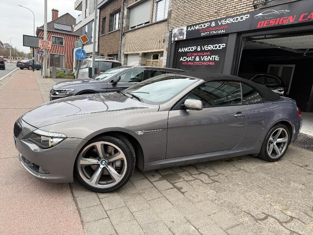 Bmw 650 V8 Atmospheric 36000km Carnet Bmw 1e eigenaar, Auto's, Zwart, Cabriolet, Bedrijf, Euro 4