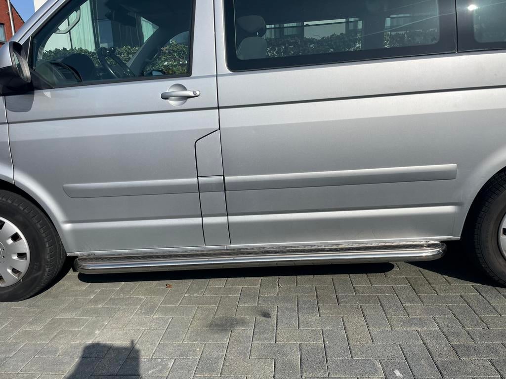 Sidebars Inox met opstapplaat VW T5, Ophalen, Gebruikt