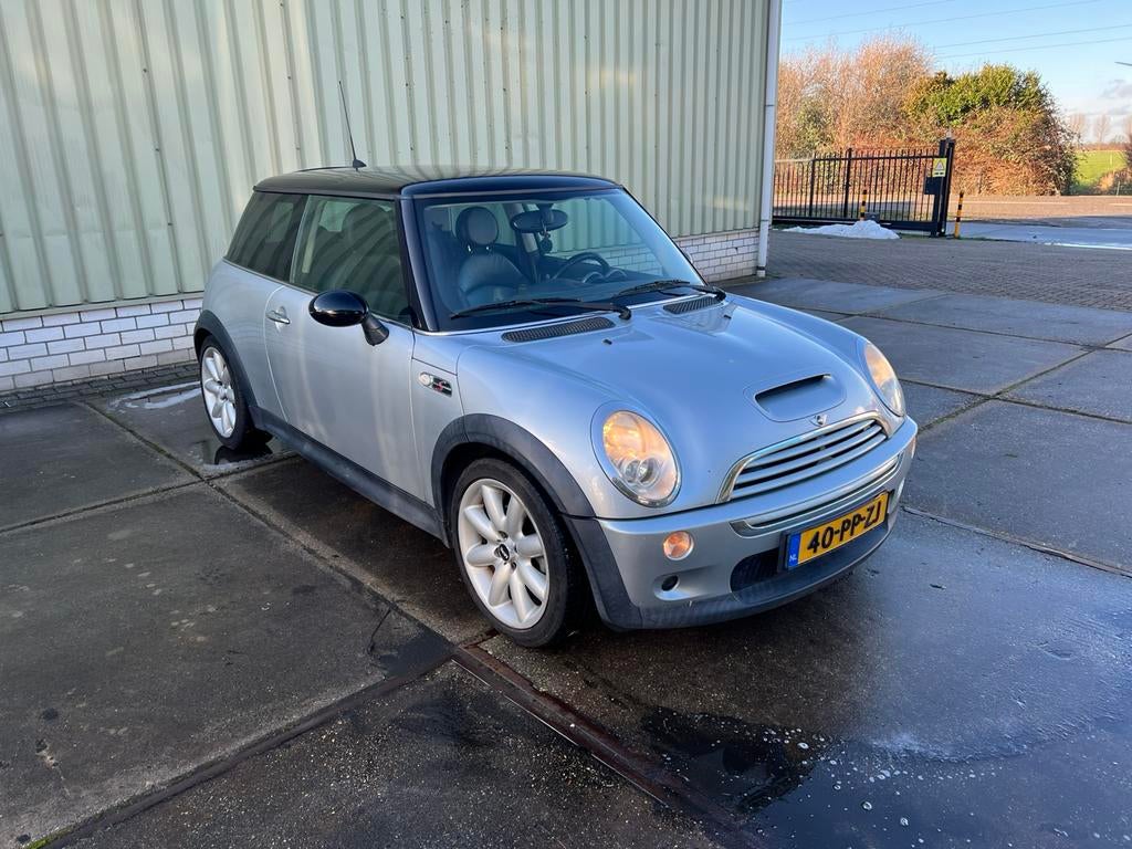 Mini Cooper S 170PK 2004 Airco Leer Panodak Export, Auto's, Mini, 1600 cc, Bedrijf, Handgeschakeld, Cruise Control
