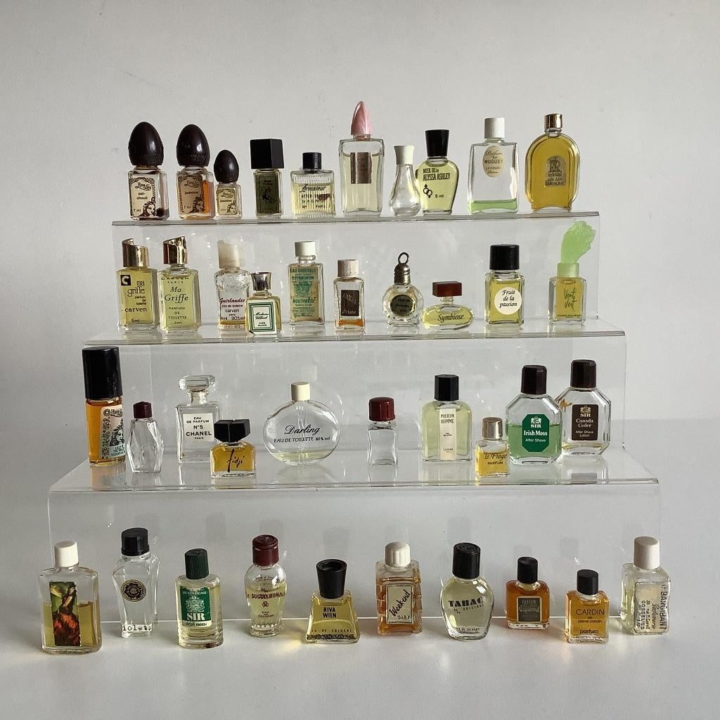 Lot de 40 flacons de parfum miniatures vintage, Collections, Enlèvement ou Envoi, Utilisé, Miniature