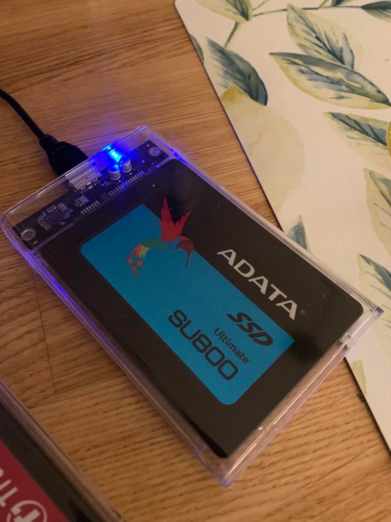 Ssd schijf  1000gb extern usb 3.1, SSD, Ophalen of Verzenden, Zo goed als nieuw, USB