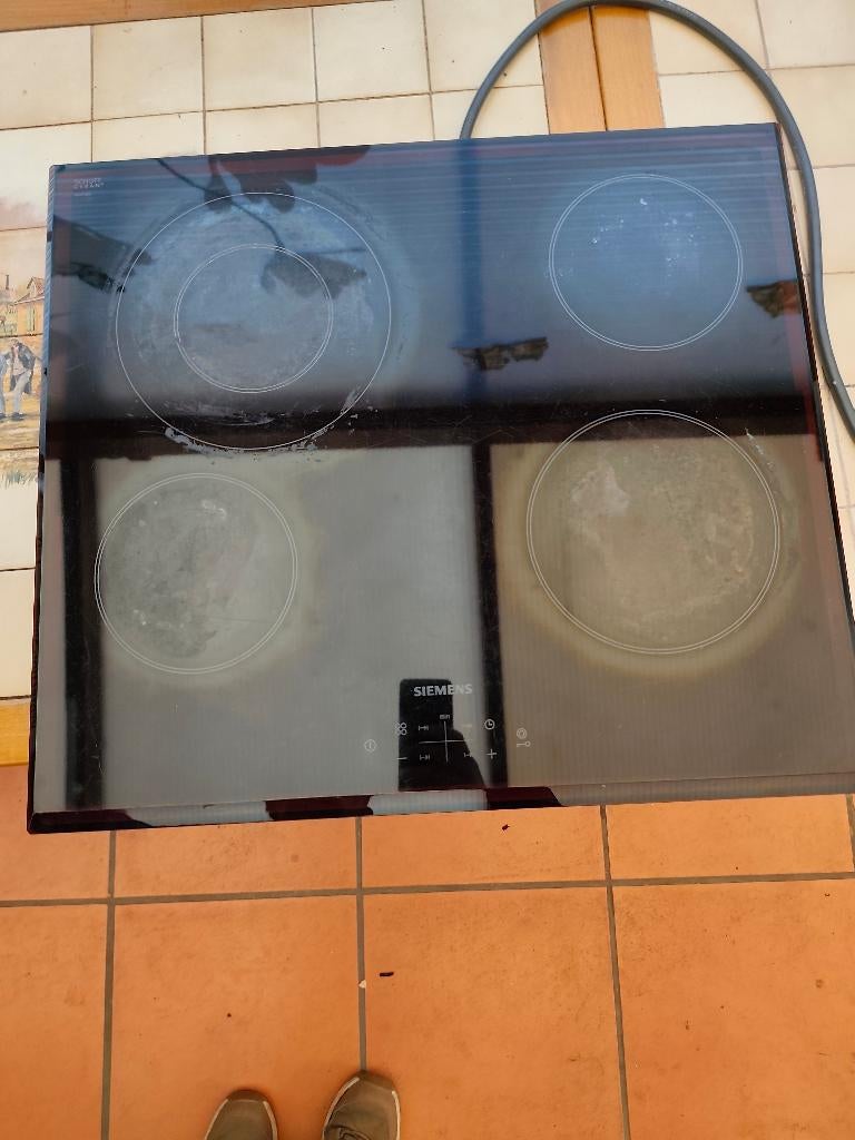 Taque siemens, Electroménager, Tables de cuisson, 4 zones de cuisson, Enlèvement, Utilisé, Encastré