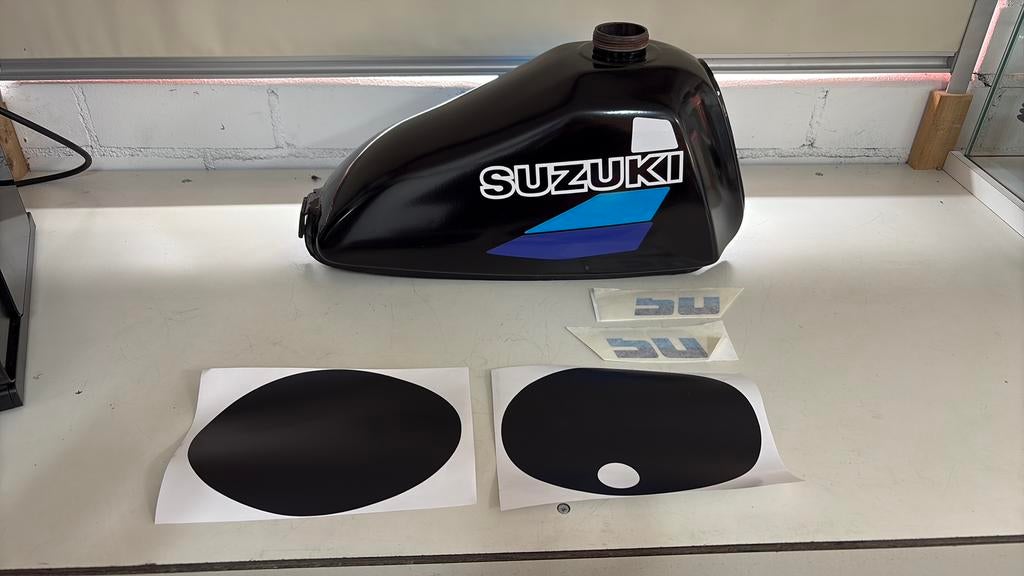 Suzuki Ts 50 Er tank set Motorblok pinkers kickstart, Enlèvement, Réservoir