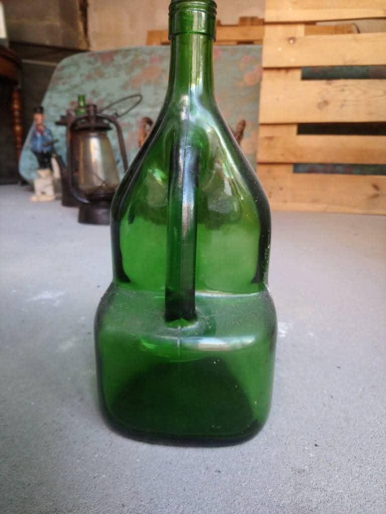 rare bouteille en verre avec anse, Antiquités & Art, Enlèvement