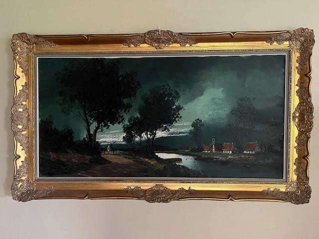 Het Dreigende Landschap, Antiek en Kunst, Ophalen