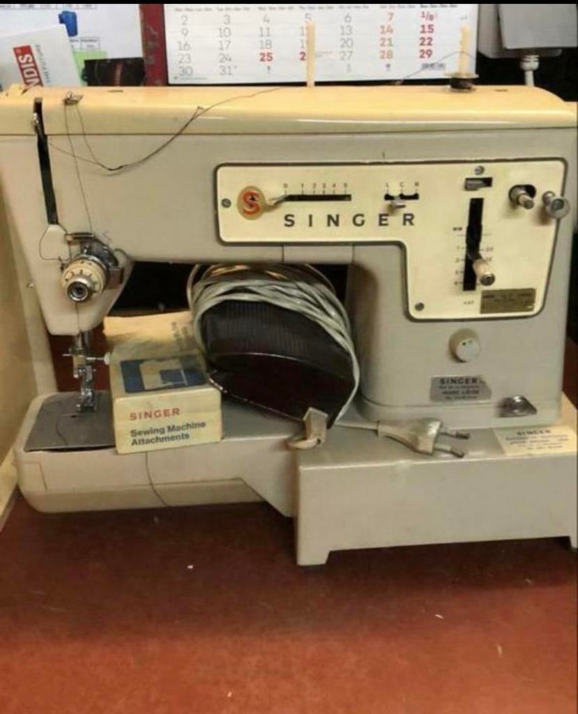 ancienne machine a coudre singer (2), Ophalen