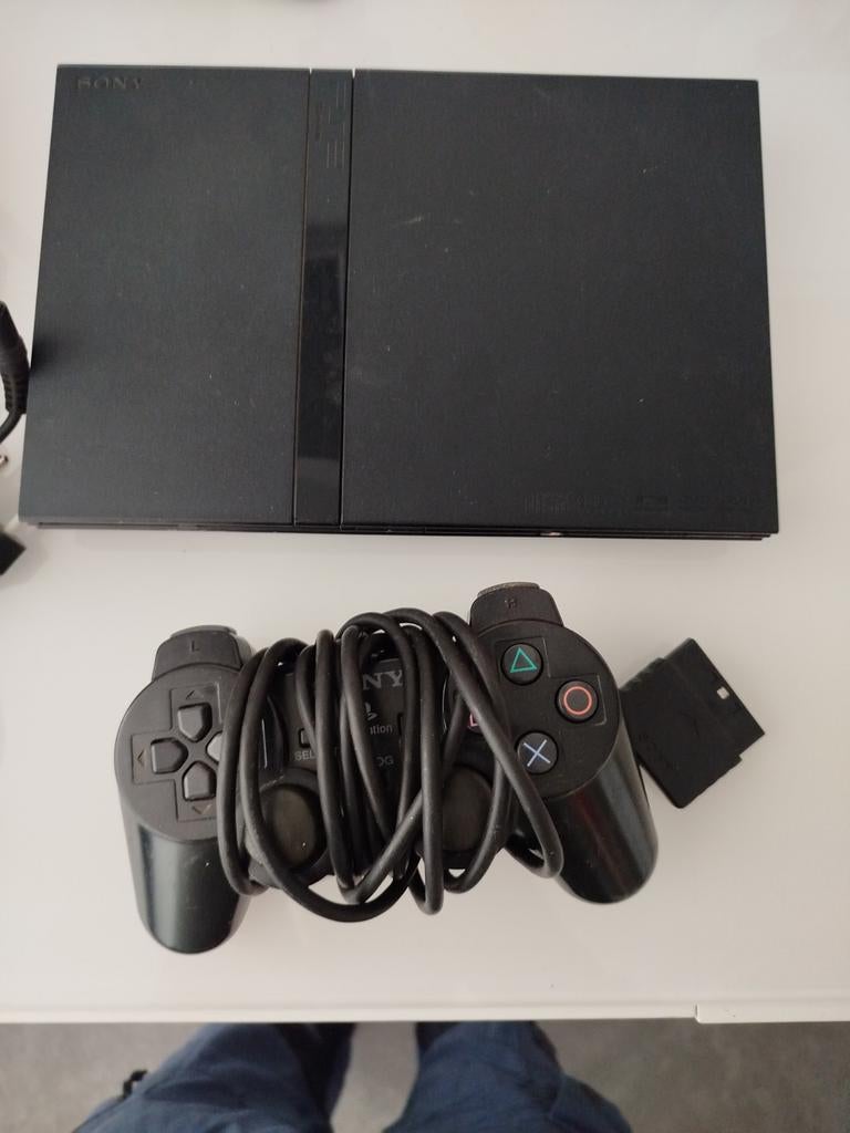 PlayStation 2 slim met 1spel en 1 controller, Ophalen, Slim