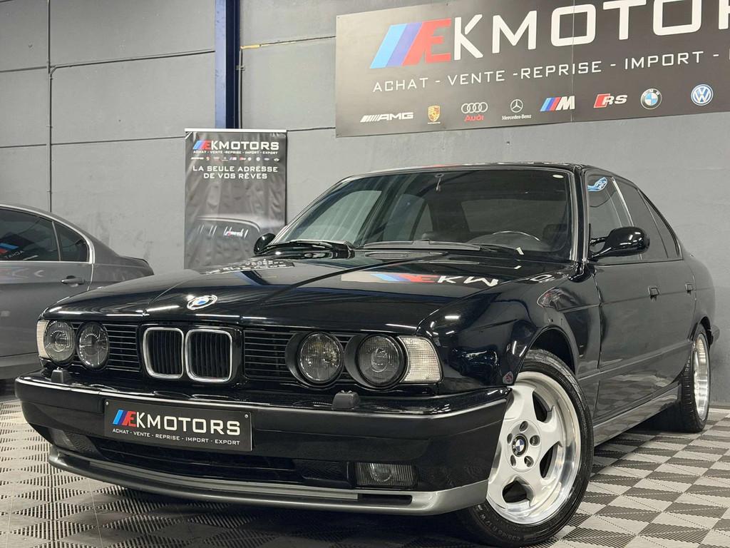 BMW M5 3.8 EDC SUPERSPRINT TOIT OUVRANT (bj 1993), Auto's, Zwart, 340 pk, Zwart, Leder