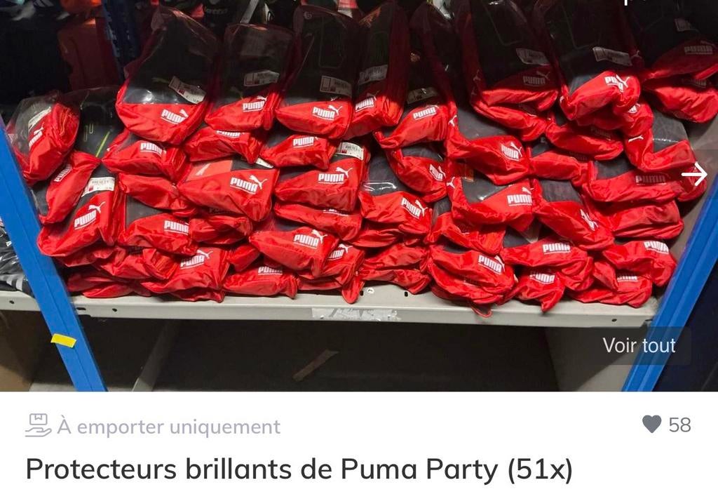 Lot 2x Protege tibia PUMA NEUF A SAISIR L/M /S, Enlèvement ou Envoi