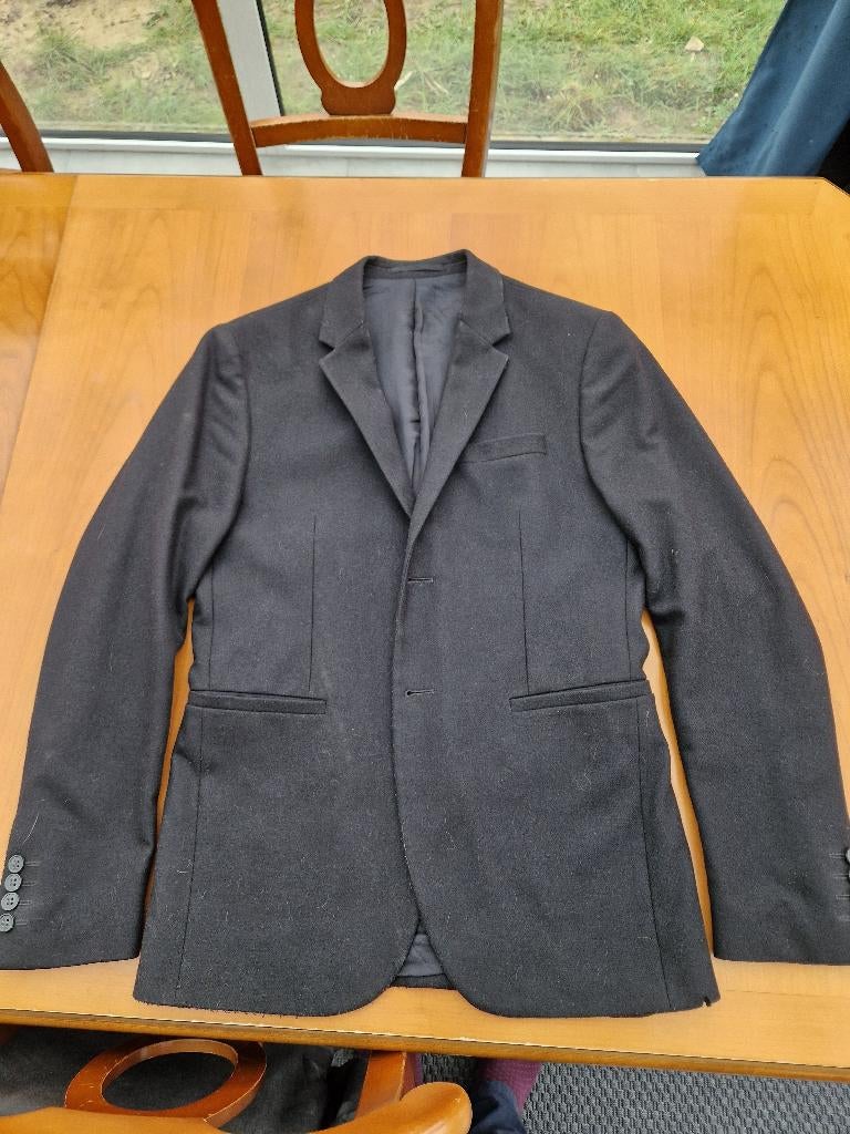 Wollen blazer merk COS maar 46 (small), Ophalen, Andere, Zwart, Gedragen