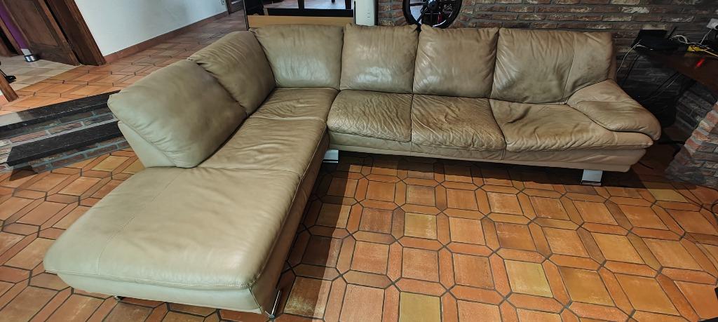 Canapé d'angle Cuir Italsofa / gratuit, Quatre personnes ou plus, Enlèvement, Utilisé, Cuir