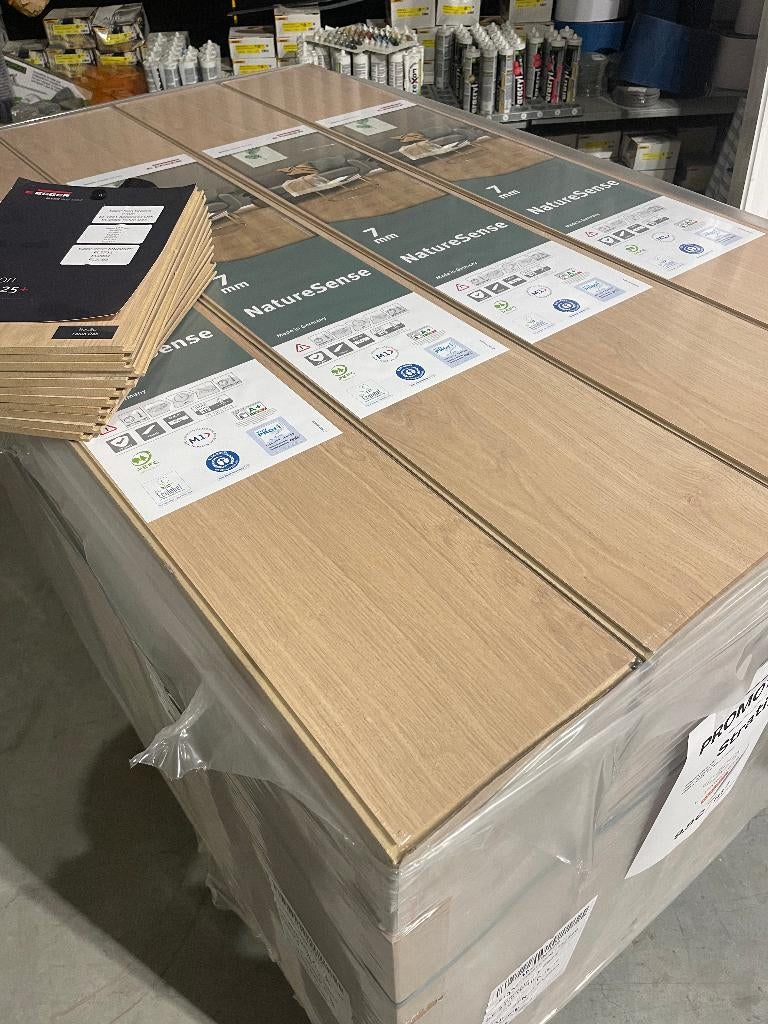 Parquet Stratifié, Neuf, Chêne clair, Parquet, Enlèvement