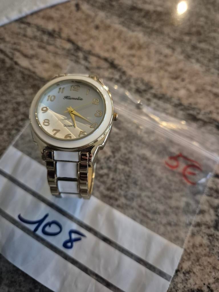 Juwelen 8 (horloges), Handtassen en Accessoires, Horloges | Antiek, Goud, Ophalen of Verzenden