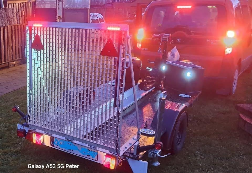 MOTO AANHANGER GESCHIKT VOOR ZWARE MOTO'S, Ophalen, Zo goed als nieuw